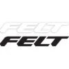 Felt Bicycles DECAL LOGO 6" (WHITE) -Felt Bicycles BP0F001 DECAL LOGO 6 WHT