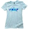 Felt Bicycles Felt Facet T-Shirt | Women's 1 Felt Bicycles Felt Facet T-Shirt | Women's -Felt Bicycles WOMENS FACET TEE LT BLUE