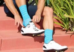 Felt Bicycles Felt 6" Socks - Hi-Vis Blue 7 Felt Bicycles Felt 6" Socks - Hi-Vis Blue -Felt Bicycles blue sock 1