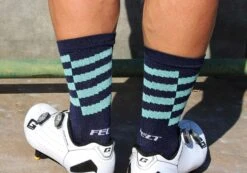 Felt Bicycles Felt 6" Socks - Navy -Felt Bicycles navy sock 2